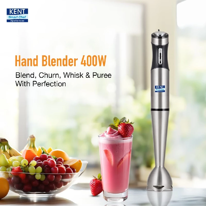 Kent 16044 Hand Blender Stainless Steel 400 Watts-2.webp